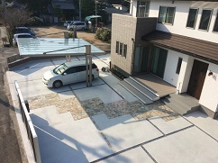 カラフルな地面画像